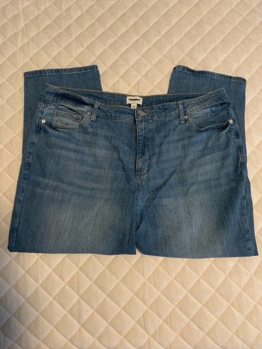 Sonoma Mid Rise Slim Ankle 20W Jeans